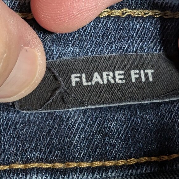 Judy Blue Carson City Flare Fit Dark Blue Denim Jeans JB8897 Size 20W - Picture 13 of 15